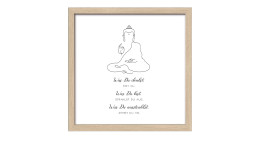 Rahmenbild Namaste 28 x 28 cm