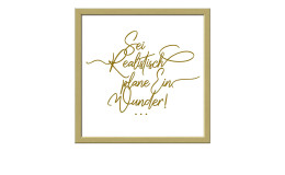 Rahmenbild Ein Wunder 33 x 33 cm