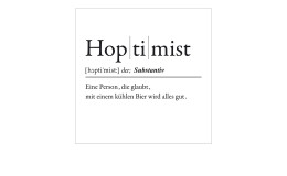 Leinwandbild Hoptimist 40 x 40 cm