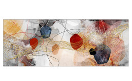 Leinwandbild Lines And Shapes IX 27 x 77 cm