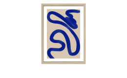 Rahmenbild Abstract Line Graphics II 55 x 75 cm