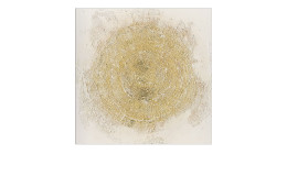 Handpainting Minimal-Abstract-Gold III 100 x 100 cm