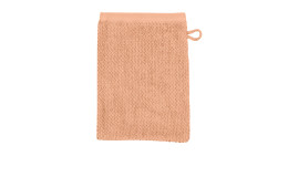 Waschhandschuh BIO Selection 16 x 21 cm in der Farbe rosenholz.