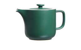 Kanne mit einem Fassungsvermögen über ca. 1,4 L und in der Farbe Grün und Weiß. 