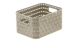 Korb Country A6 2 l aus Kunststoff in beige.