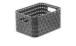 Korb Country A6 2 l aus Kunststoff in anthrazit.