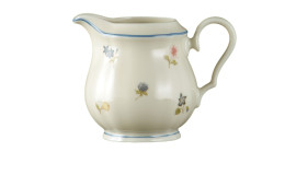 Milchkännchen Marieluise 180 ml aus Porzellan mit floralem Motiv.
