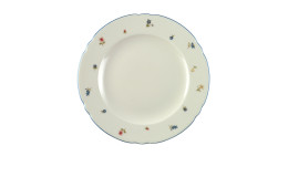 Speiseteller Marieluise 25,3 cm aus Porzellan mit floralem Motiv