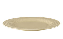 Speiseteller Beat 27,7 cm aus Porzellan in Sandbeige.