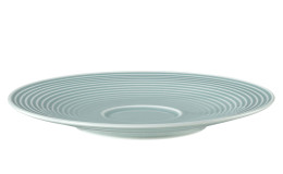 Kombi-Untertasse Beat 16,7 cm aus Porzellan in Arktisblau.