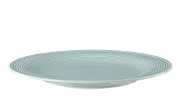 Frühstücksteller Beat 23,3 cm aus Porzellan in Arktisblau.
