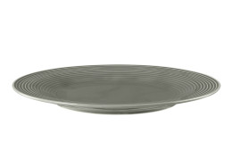 Frühstücksteller Beat 23,3 cm aus Porzellan in Perlgrau.