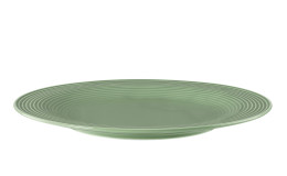 Frühstücksteller Beat 23,3 cm aus Porzellan in Salbeigrün.