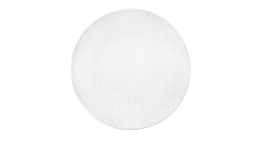 Speiseteller Life 28,3 cm aus weißem Porzellan.