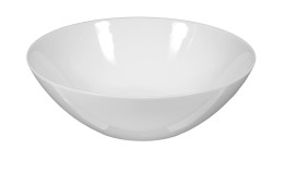 Schüssel Rondo/Liane 23 cm aus weißem Porzellan.