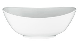Schüssel Modern Life 25,5 cm aus weißem Porzellan.