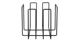 Magazinsammler Wires 30 cm aus Stahl in schwarz.