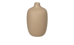 Vase Ceola 13 cm aus Keramik in beige.