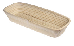 Gärkörbchen Bake 40x16 cm in beige aus Rattan