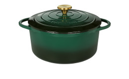 Bratentopf Provence 26 cm in grün