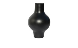 Vase 24 cm Schwarz 