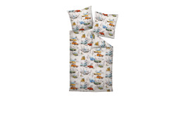 Mako-Satin-Bettwäsche Modern Art S 135 x 200 cm