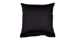 Mako-Satin Kissenbezug Colors, in der Größe 80 x 80 cm und in der Farbausführung schwarz