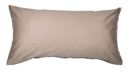 Mako-Satin Kissenbezug Colors in der Größe 40 x 80 cm und in der Farbausführung taupe