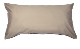 Mako-Satin Kissenbezug Colors, in der Größe 40 x 80 cm und in der Farbausführung beige