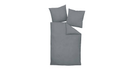Serrsucker Bettwäsche Piano in der Größe 135 x 200 cm und in der Farbausführung Grau