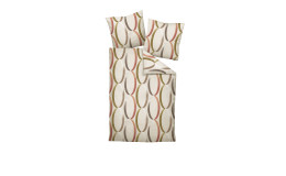 Biber Bettwäsche 155 x 220 cm Taupe Siena