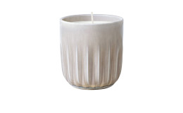 Duftkerze Perlemor in beige