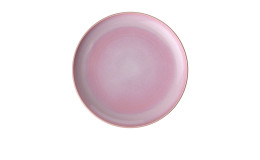 Speiseteller Perlemor 27 cm in rosa