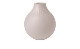 Vase Manufacture Collier 12 cm hoch in beige