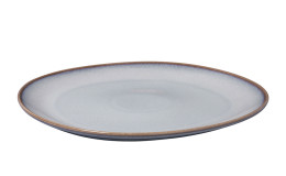 Servierplatte Lave 32 cm in braun