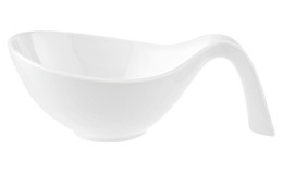 Servierschale Flow 600 ml in weiß