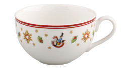 Kaffee-/Tee-Tasse Toys Delight 0,2 l Toys Delight in weiß mit weihnachtlichen Motiven.