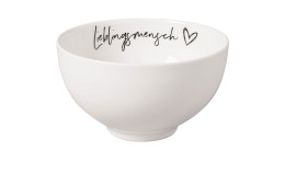 Schale Lieblingsmensch in weiß
