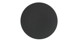 Gourmetteller Manufacture Rock 32 cm, Schieferoptik in schwarz 