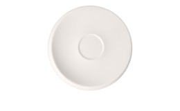 Kaffeeuntertasse New Moon 17 cm in weiß