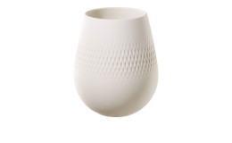 Vase Manufacture Collier 14,5 cm in weiß