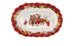 Schale Toys Fantasy 29 cm in weiß und rot.