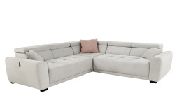 Wohnlandschaft Monique in der Farbe hellgrau