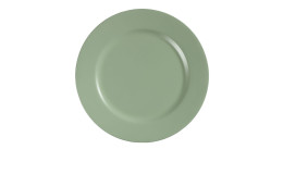 Platzteller 33 cm aus Kunststoff in der Farbe Sagegrün.