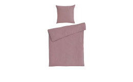 Musselin Bettwäsche 135 x 200 cm in ALtrosa.