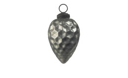 Glas-Christbaumzapfen 8 cm