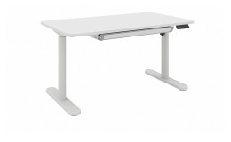 Höhenverstellbarer Schreibtisch Solan, 120 cm, digitale Steuerung, rechteckig, stabile T-Füße.