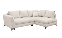 Ecksofa Hereford mit Stoff-Bezug in der Farbe Ivory