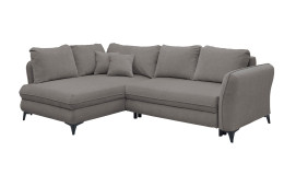 Ecksofa Hereford mit Stoff-Bezug in der Farbe Stone
