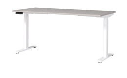 Höhenverstellbarer Schreibtisch Move & Work in Kaschmir/Weiß